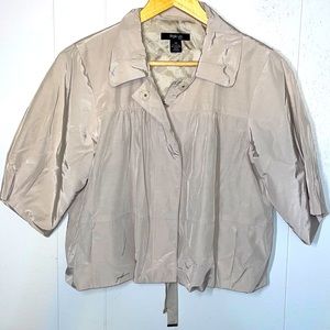 Style & Co. Petite Cropped Safari Jacket